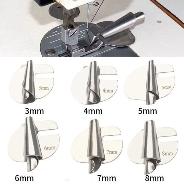 1PC Universal Sewing Machine Rolled Hemmer Foot 3-8mm Hemming